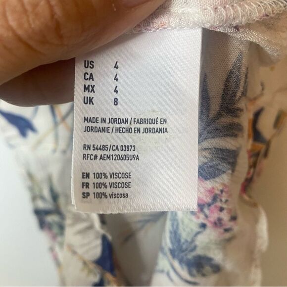 American Eagle botanical romper dress size 4 - Picture 11 of 14